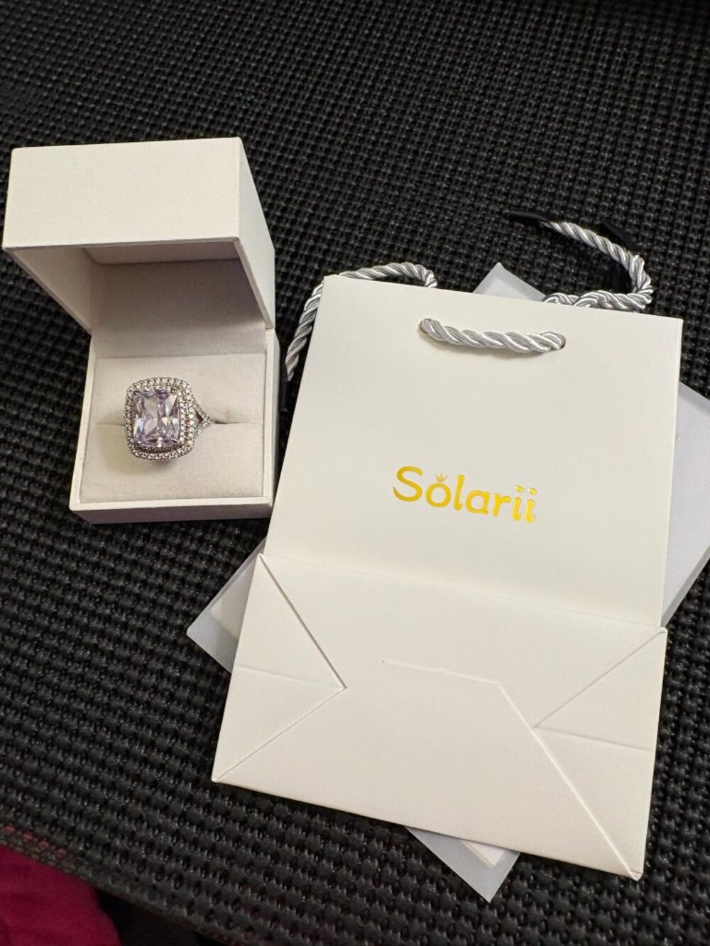 Solarii Jewelry Cubic Zirconia Rhodium Over Sterling Silver Ring 8.13ctw